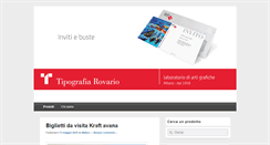 Desktop Screenshot of graficherovario.it