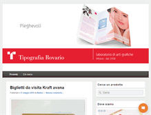 Tablet Screenshot of graficherovario.it